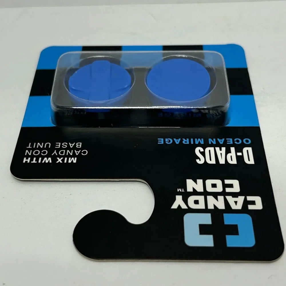 Candy Con D-Pads Ocean Mirage Blue Controller Accessories 2-Pack NEW